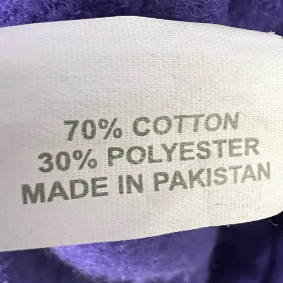 East Carolina University Pirates Purple Crew Sweatshirt - Picture 5 of 8